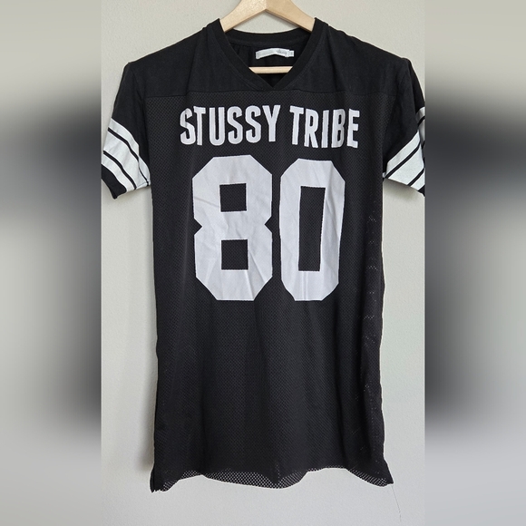 Stussy Black Jersey 80 size small athletic - Picture 1 of 8